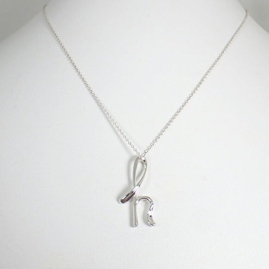 【中古】TIFFANY/ティファニー 925 イニシャルh/ ペンダント/ネックレス/j218-4