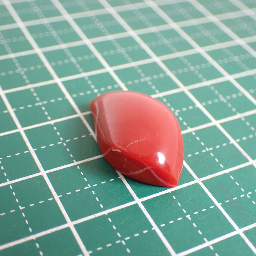 【中古】天然サンゴ ルース 13.264ct/j219-4