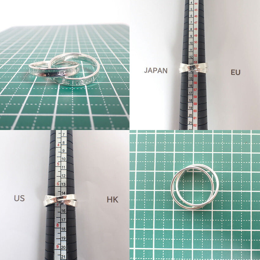 【中古】TIFFANY/ティファニー 925 1837 インターロッキングサークル リング /14号/j221-3
