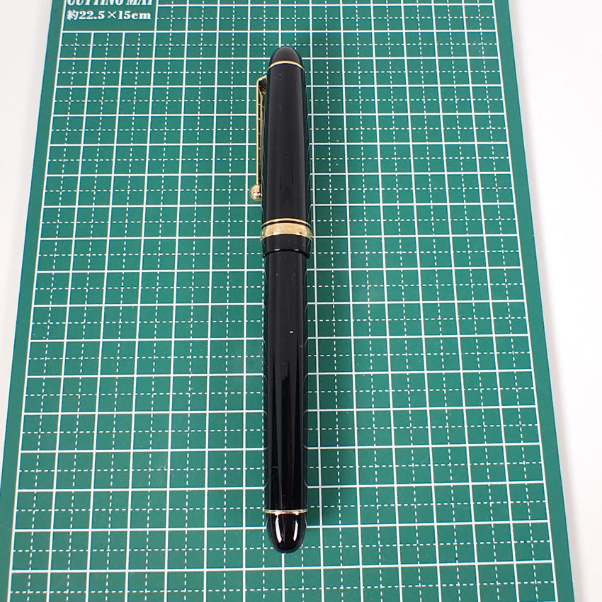 PILOT/パイロット 万年筆 カスタム74 樹脂×ペン先14K ブラック×ゴールド/j224-10