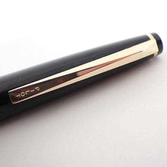 PLATINUM/プラチナ 万年筆 樹脂×ペン先18K ブラック×ゴールド/j225-8