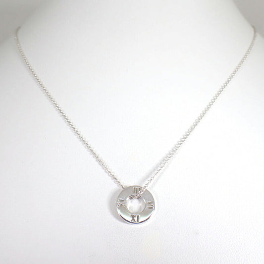 【中古】TIFFANY/ティファニー 925 オープンアトラス サークル ペンダント/ネックレス/j226-9