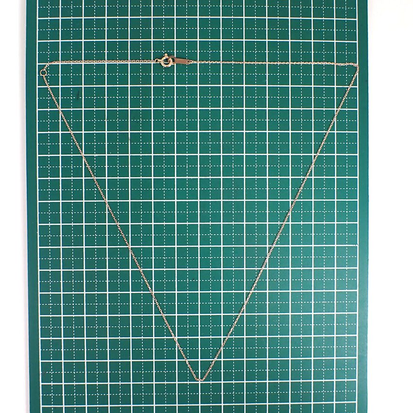 【中古】4℃ K10PG チェーン 45cm/j227-12
