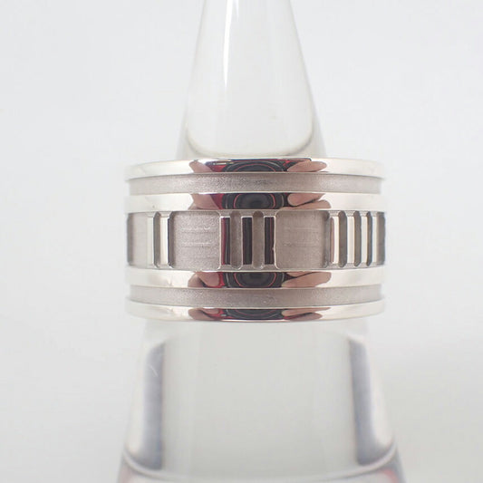 【中古】TIFFANY/ティファニー 925 アトラス ワイド リング /14.5号/j227-2