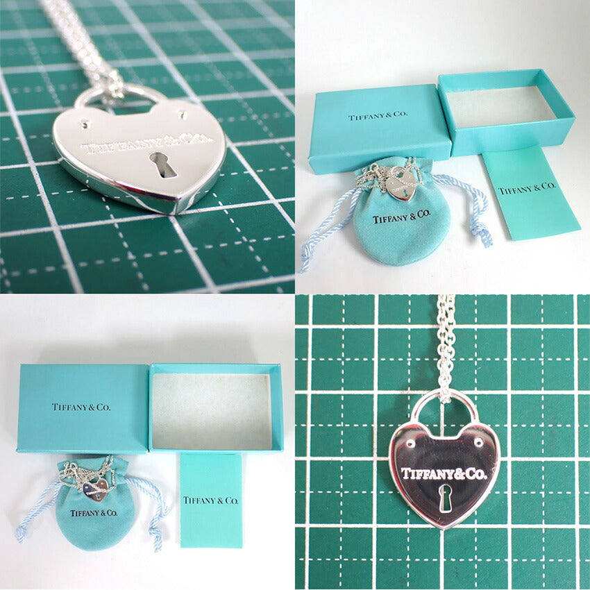 【中古】TIFFANY/ティファニー 925 ハートロック ペンダント/ネックレス/j228-6