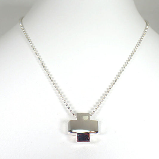 【中古】TIFFANY/ティファニー 925 ローマンクロス ペンダント/ネックレス/j228-7