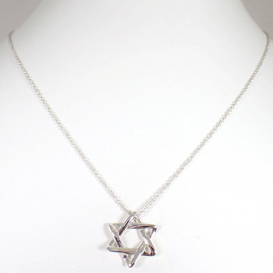 【中古】TIFFANY/ティファニー 925 スターオブダビデ ペンダント/ネックレス/j228-8