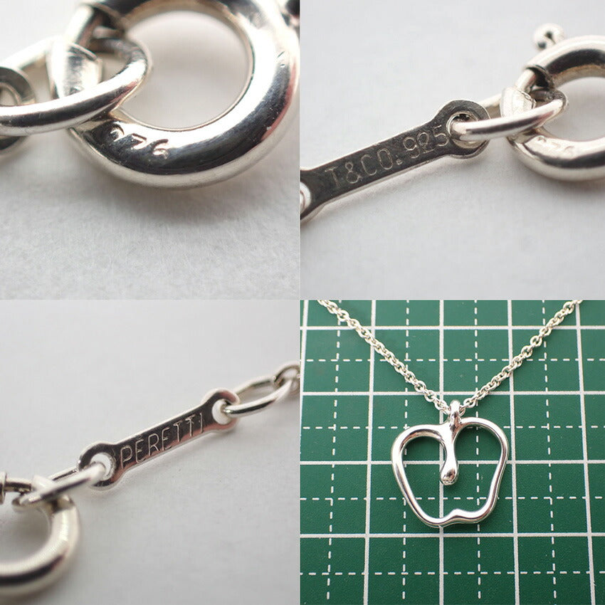 【中古】TIFFANY/ティファニー 925 アップル ペンダント/ネックレス/j230-14
