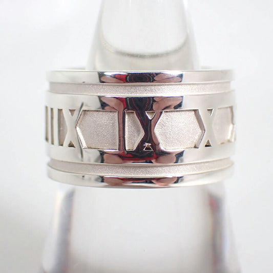 【中古】TIFFANY/ティファニー 925 アトラス ワイド リング /15号/j230-5