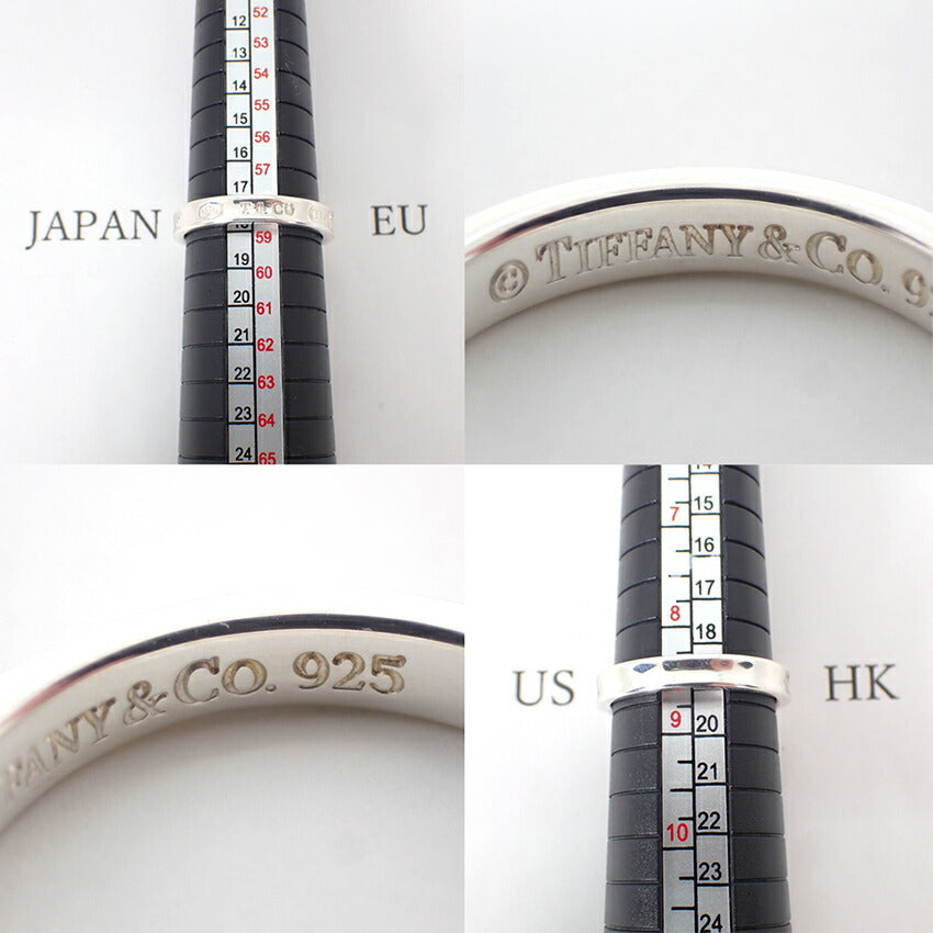 【中古】TIFFANY/ティファニー 925 1837 ナロー リング/18号/j231-3
