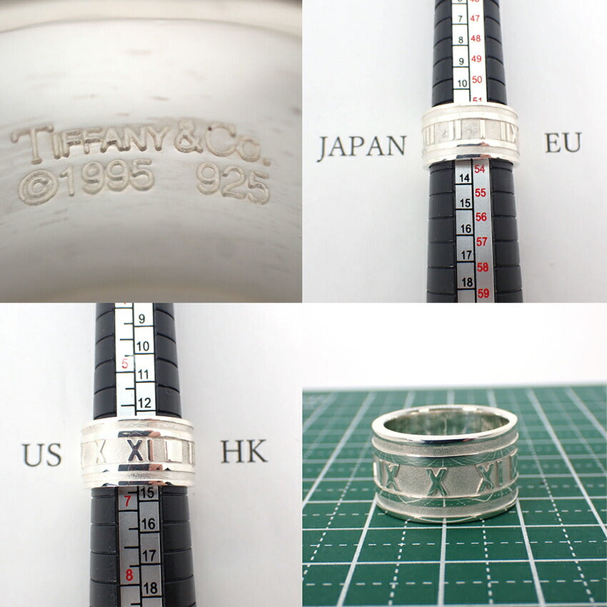 【中古】TIFFANY/ティファニー 925 アトラス リング /12号/j231-6