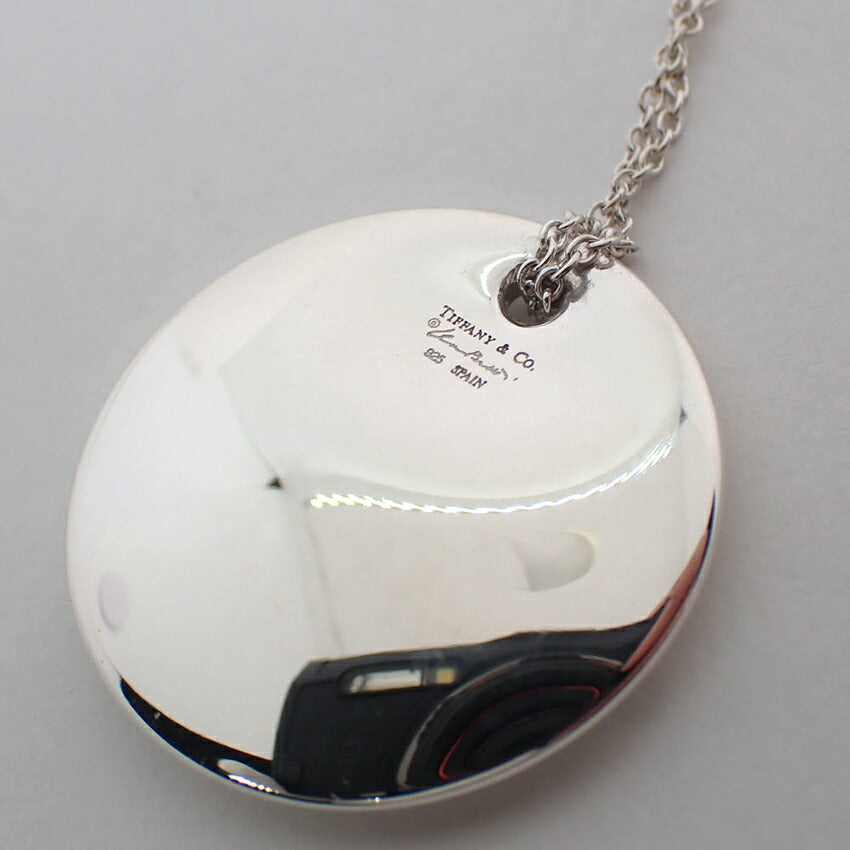 【中古】TIFFANY/ティファニー 925 ラウンド ペンダント/ネックレス/j231-7