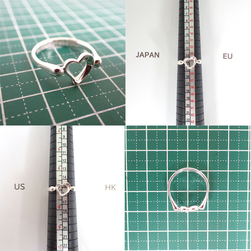 【中古】TIFFANY/ティファニー 925 オープンハート リング/14号/j232-1