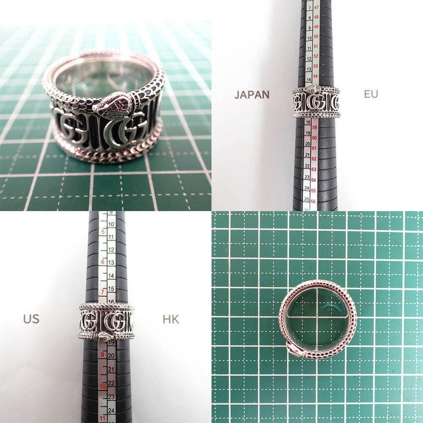 【中古】GUCCI/グッチ 925 スネーク リング /16号/j232-5