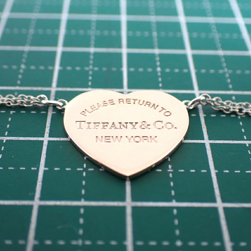 【中古】TIFFANY/ティファニー 925/メタル リターントゥティファニー ハートタグ ペンダント/j233-3