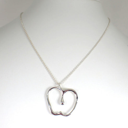 【中古】TIFFANY/ティファニー 925 アップル ロング ペンダント/ネックレス/j233-4