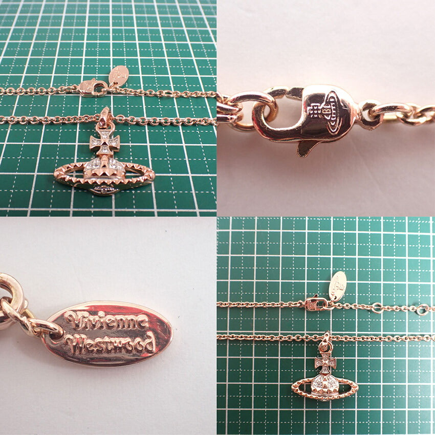 【中古】Vivienne Westwood/ヴィヴィアンウエストウッド ラインストーンオーブ ペンダント/ネックレス/j235-10