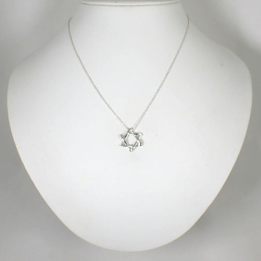 【中古】TIFFANY/ティファニー 925 スターオブダビデ ペンダント/ネックレス/j238-2