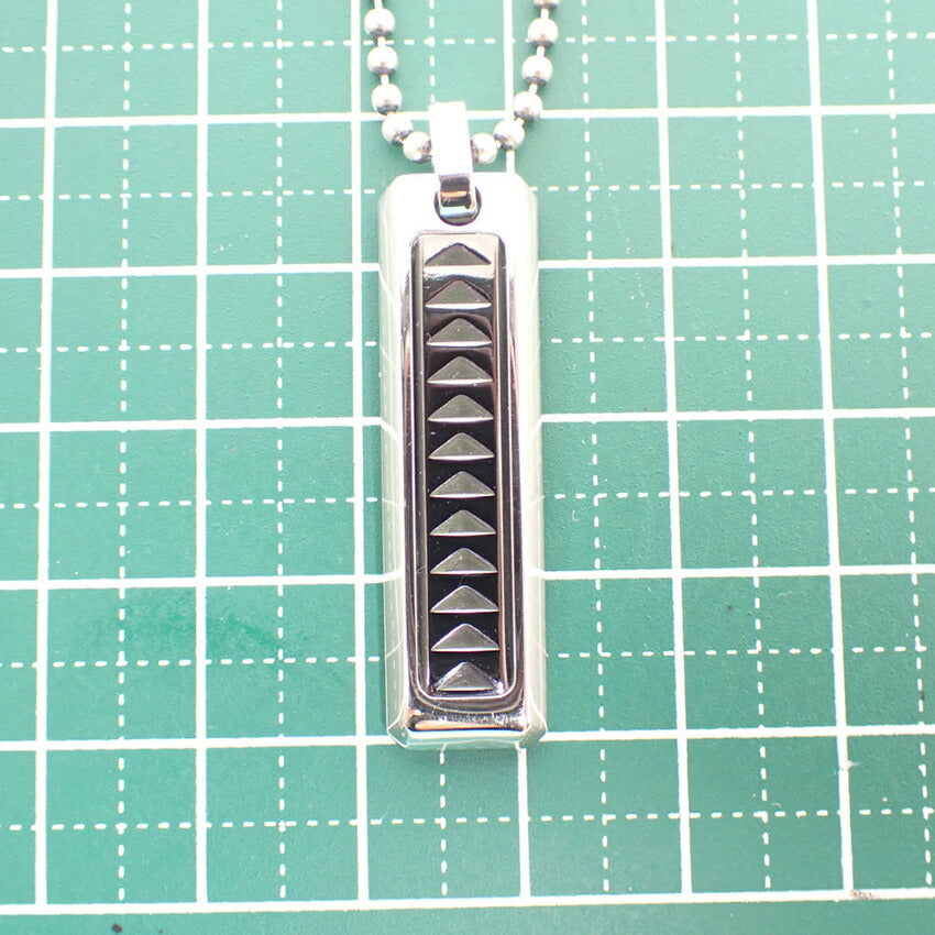 【中古】TIFFANY/ティファニー MAKERS 925/チタン パロマピカソ プレート ネックレス/j239-1