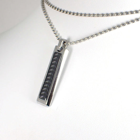 【中古】TIFFANY/ティファニー MAKERS 925/チタン パロマピカソ プレート ネックレス/j239-1