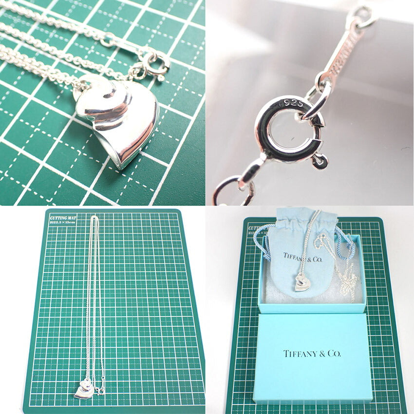 【中古】TIFFANY/ティファニー 925 ヴィンテージ シェル ペンダント/ネックレス 箱付き/j239-7