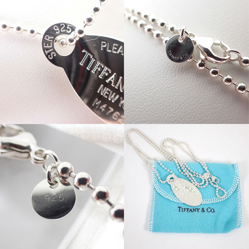 【中古】TIFFANY/ティファニー 925 リターントゥ オーバルタグ ブレスレット/j244-7