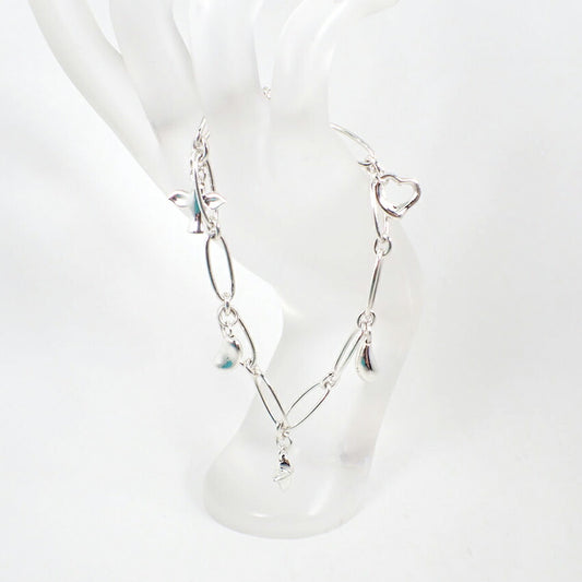 【中古】TIFFANY/ティファニー 925 チャーム付き キーリング/j245-10