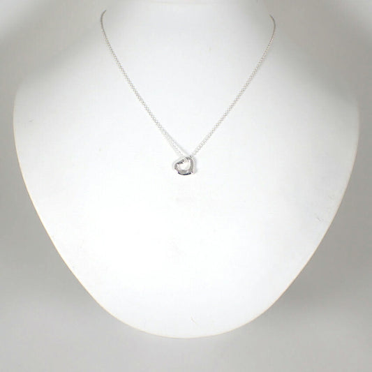 【中古】TIFFANY/ティファニー 925 オープンハート ペンダント/ネックレス/j249-1