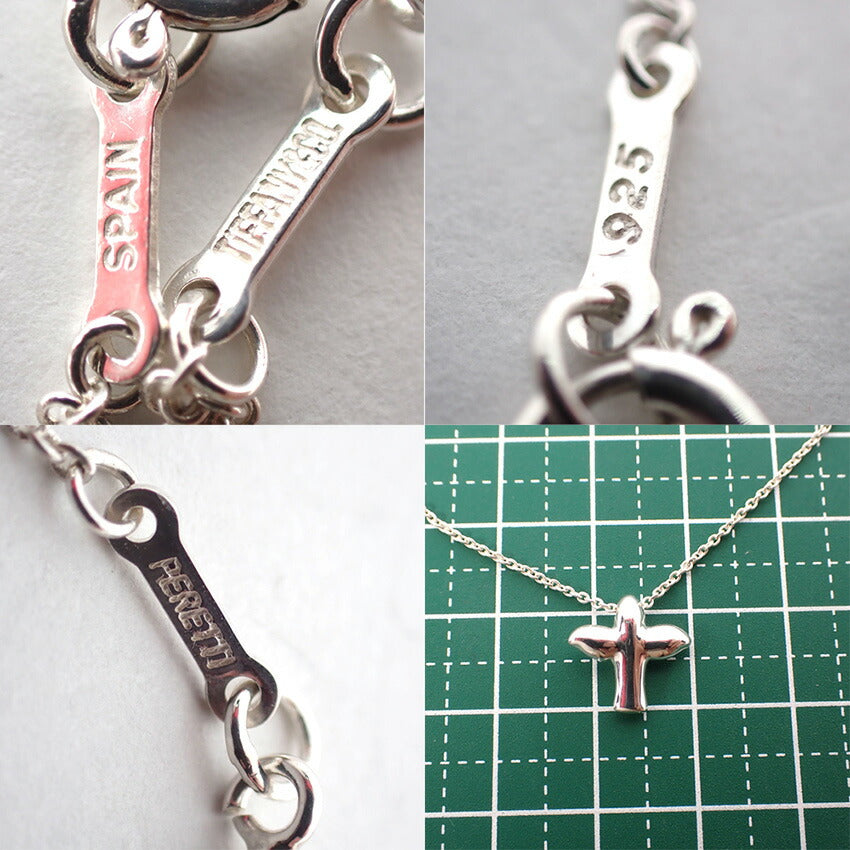【中古】TIFFANY/ティファニー 925 PERETTI バード クロス ペンダント/ネックレス/j249-7