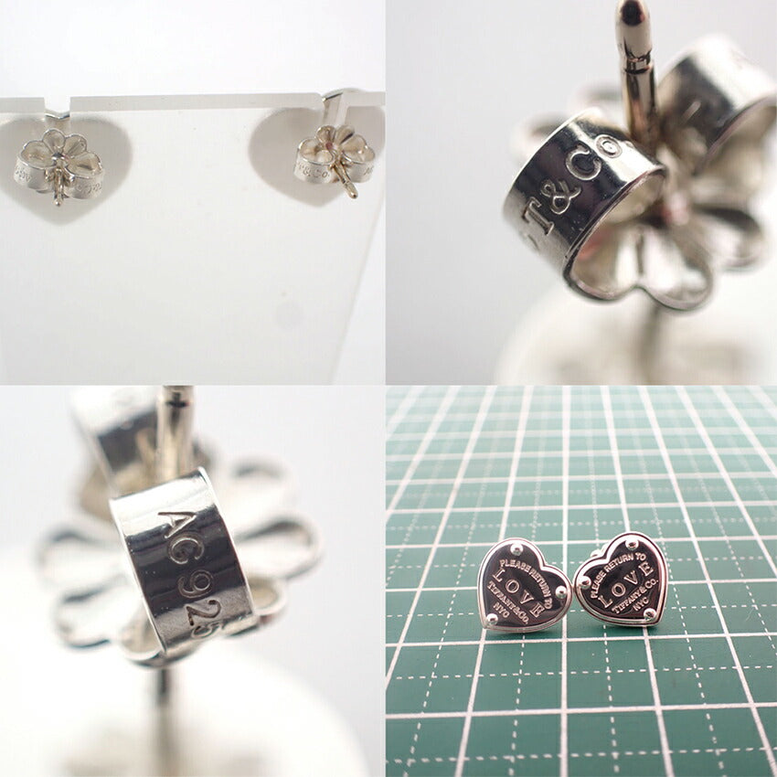 【中古】TIFFANY/ティファニー 925 リターントゥラブ ハート ピアス/j254-3