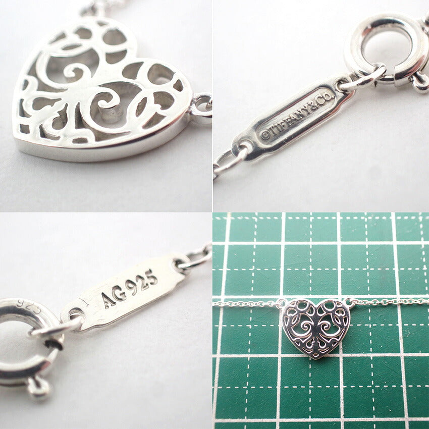 【中古】TIFFANY/ティファニー 925 ハート エンチャント ペンダント/j254-6