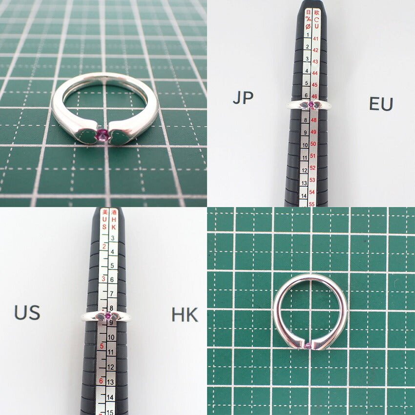 【中古】TIFFANY/ティファニー 925 ピンクサファイア パロマピカソ ハートリング 刻印薄/9号/j258-11