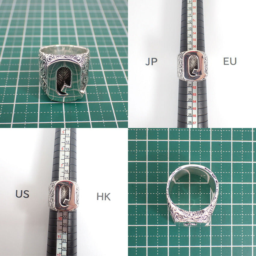 【中古】GUCCI/グッチ/Ag925/アルファベット/Q /リング/19号/j258-3