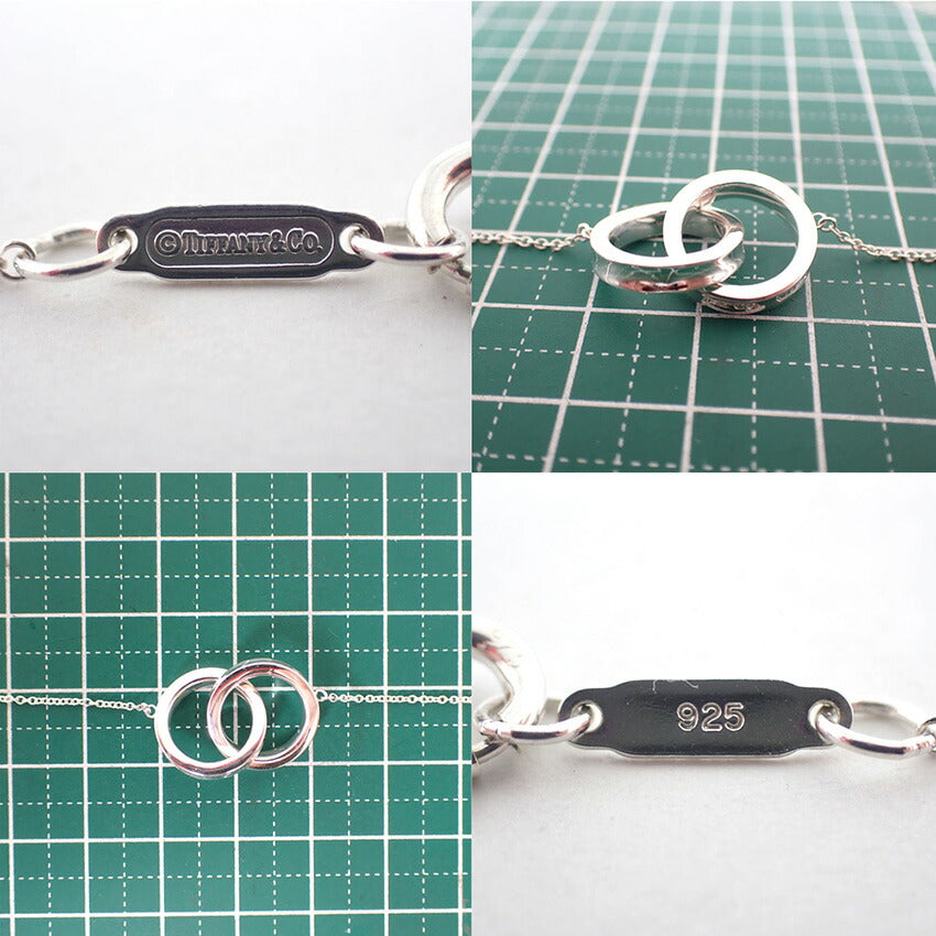 【中古】TIFFANY/ティファニー 925 1837 インターロッキング ペンダント/ネックレス/j259-5