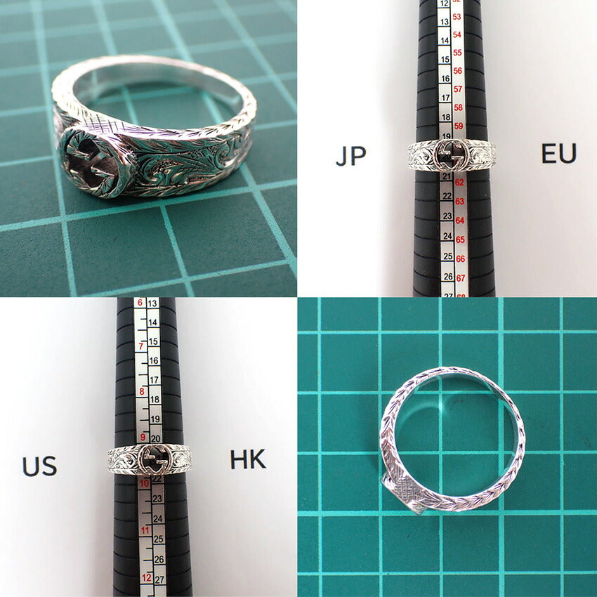 【中古】GUCCI/グッチ 925 インターロッキングG リング /20号/j260-7