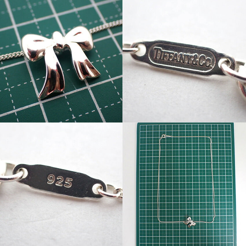 【中古】TIFFANY/ティファニー/925/リボン/ペンダント/ネックレス/j261-8