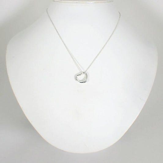 【中古】TIFFANY/ティファニー 925 オープンハート ペンダント/ネックレス/j262-2