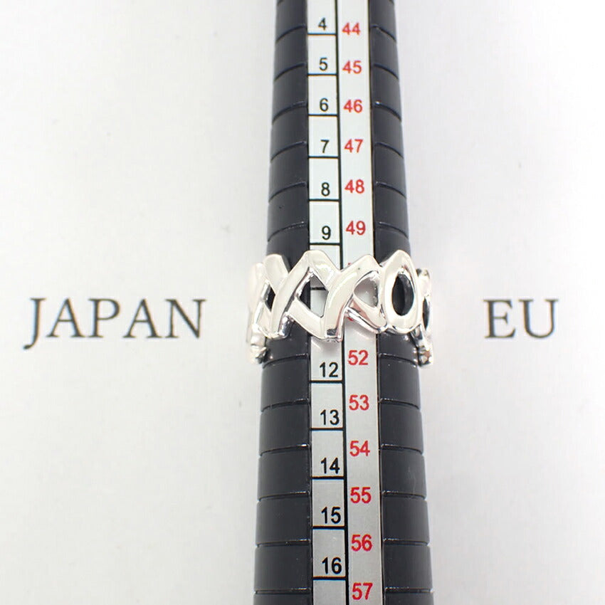 【中古】TIFFANY/ティファニー 925 パロマピカソ ラブ&キス エタニティリング /11号/j262-8