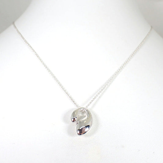 【中古】TIFFANY/ティファニー 925 ダブルティアドロップ ペンダント/ネックレス/j267-2