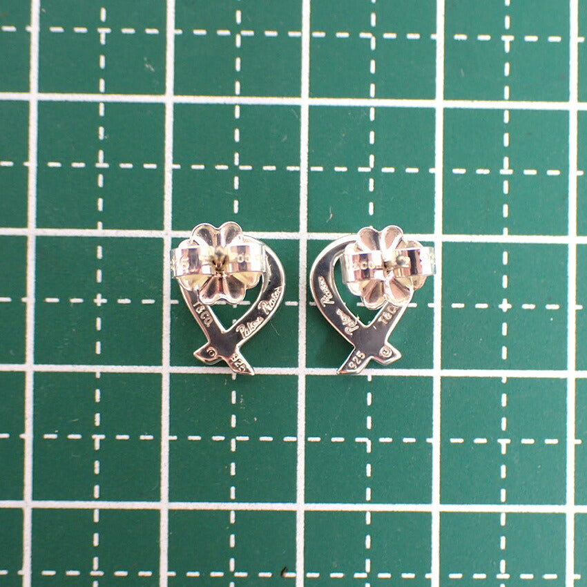 【中古】TIFFANY/ティファニー 925 ラビングハート ピアス/j267-5