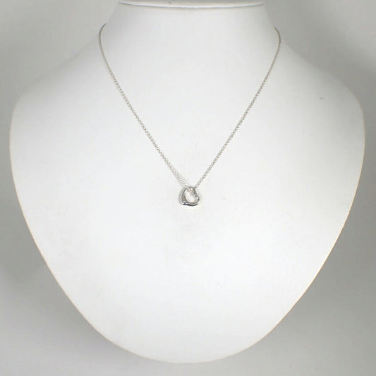 【中古】TIFFANY/ティファニー 925 オープンハート ペンダント/ネックレス/j268-11