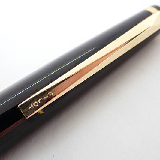 【中古】PILOT/パイロット 万年筆 ペン先18K ブラック×ゴールド/j269-1