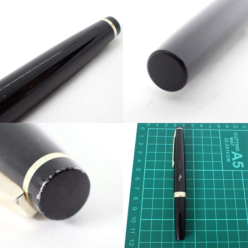 【中古】PILOT/パイロット 万年筆 ブラック×シルバー ペン先18K /j271-6