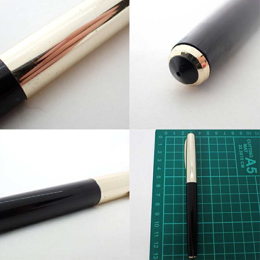 【中古】PILOT/パイロット 万年筆 ペン先14K ブラック×メタル/j272-10