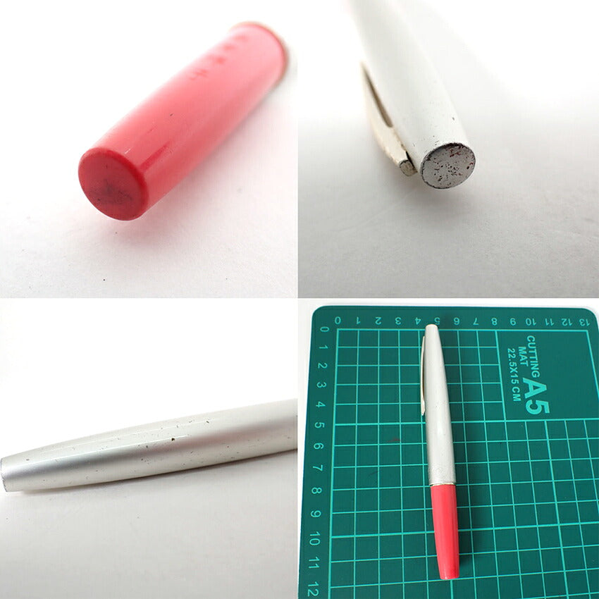 【中古】PILOT/パイロット 万年筆 ペン先18K レッド×メタル/j272-1