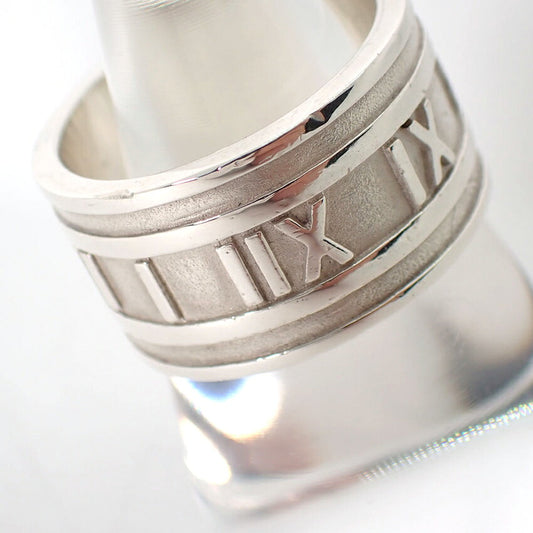 【中古】TIFFANY/ティファニー 925 アトラス ワイド リング/13号/j272-3