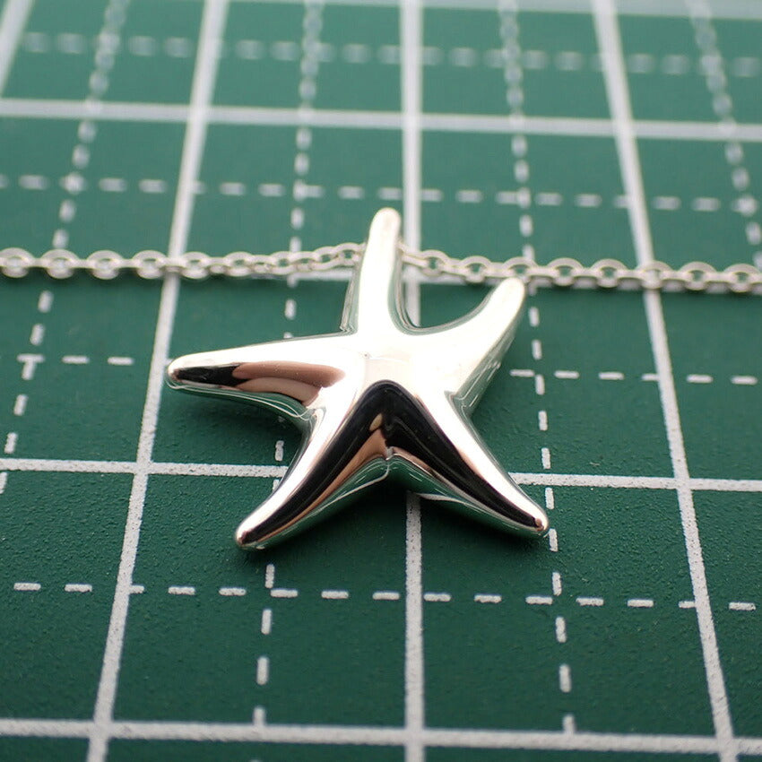 【中古】TIFFANY/ティファニー 925 スターフィッシュ ペンダント/ネックレス/j273-10