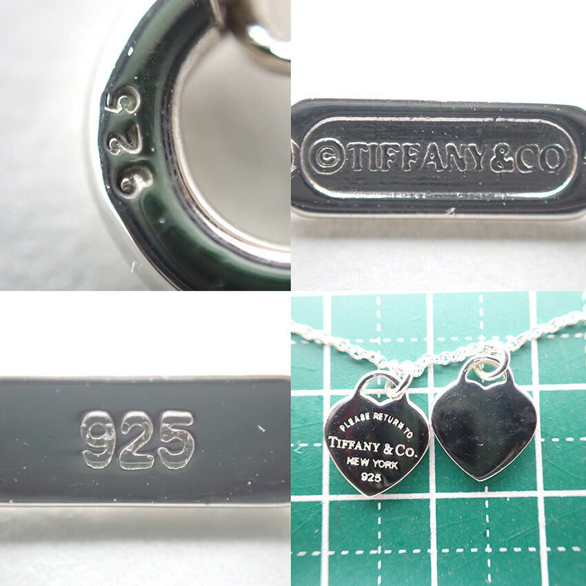 【中古】TIFFANY/ティファニー 925 リターントゥティファニー ダブルハートタグ ペンダント/j30-26