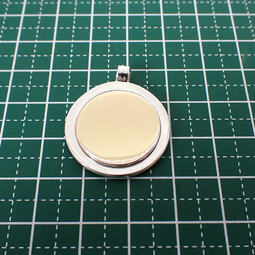 【中古】TIFFANY/ティファニー 925/750 on ヴィンテージ メダル ペンダントトップ/j308-4