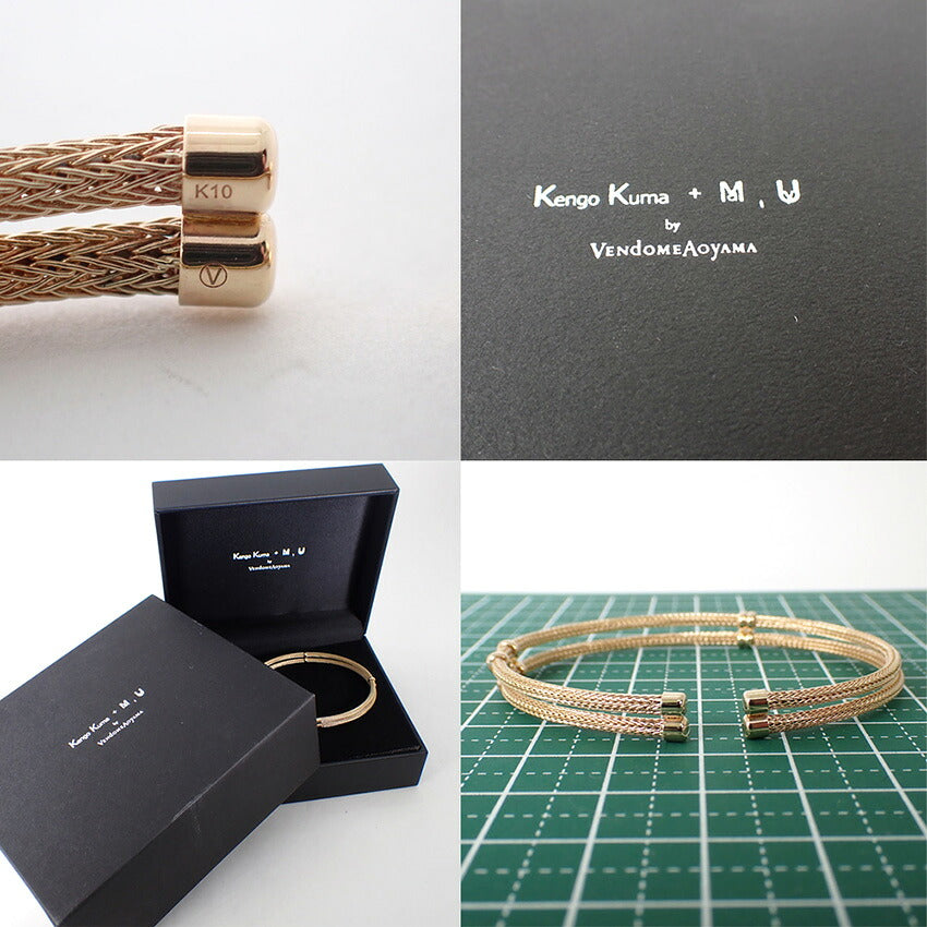 【中古】VENDOME/ヴァンドーム Kengo Kuma + MA YU K10 ブレスレット/j310-7